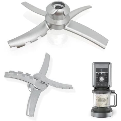 Lame de rechange en acier inoxydable compatible avec les machines à glace de luxe Ninja Creami NC500 NC501, pièces de mélange pour accessoires Ninja Ice Creami HOGA0864-CT