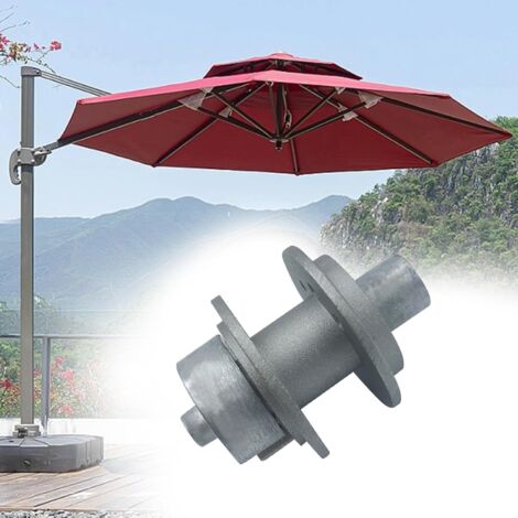Manivelle De Parasol De Remplacement – Acier Peint Antirouille, Diamètre 43 Mm – Pour Parasol De Terrasse, Jardin