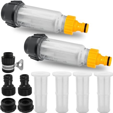 Lot De 4 Filtres De Tuyau D'arrosage Pour Pompe à Eau - Filtre D Tuyau Darrosage Pour Pompe A Eau Filtre Daspiration Pour Nettoyeur Haute Pression Pour Jardin Et Cour 280 380 92395222