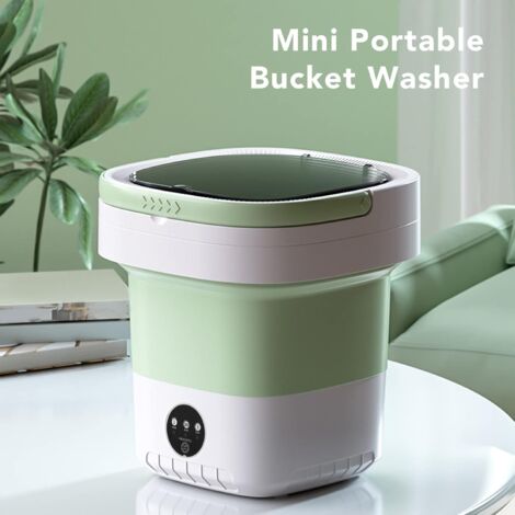 Machine à Laver Portable Pliable 12L - Mini Lave-linge Pour Sous-vêtements, Vêtements Bébé - 38W, Pliable, Pour Appartement, Camping - Couleur Pourpre