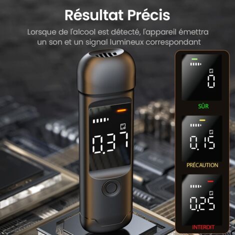 Ethylotest Electronique - Etiloteste Electronique Avec 10 Embouchures