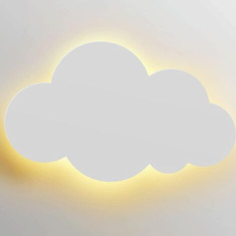 Applique murale créative en forme de nuage pour chambre d'enfant, protection des yeux simple et moderne, applique murale LED pour chambre à coucher, chevet, allée, escalier, applique murale encastrée 