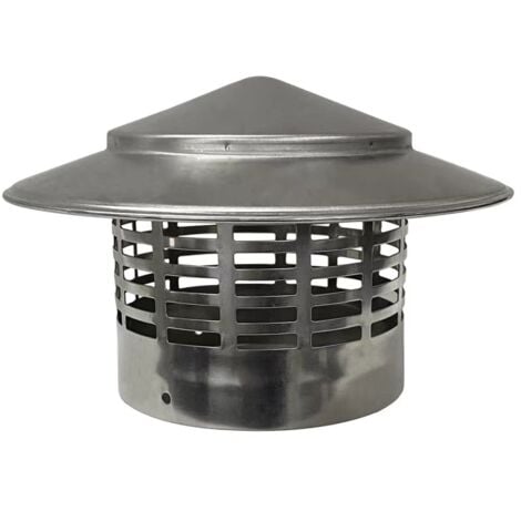 Terminal de désenfumage Capuchon d'aération en acier inoxydable SUS304, diamètre 150 mm