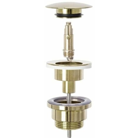 BONDE DE LAVABO UNIVERSEL CLIC-CLAC REA GOLD