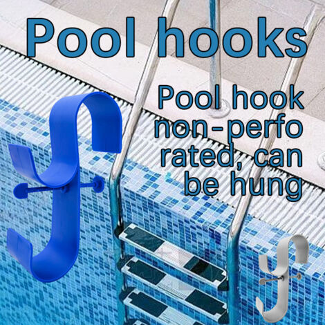 Crochets Réglables Pour Perche De Piscine, Crochets Doubles Pour Perche De Piscine, Crochets