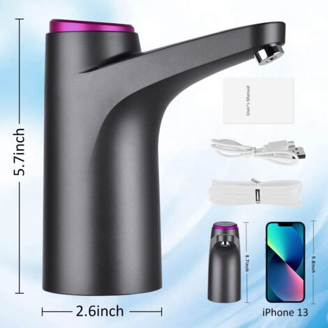 Pompe à Eau électrique USB Pour Bouteille - Distributeur D'eau Automatique - Pour Camping, Maison, Bureau