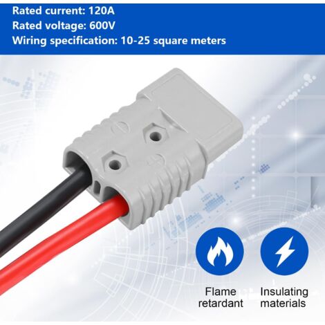 Lot De 2 Connecteurs De Batterie à Connexion/déconnexion Rapide - Pour Accessoires électroniques, Projets DIY - Neuf