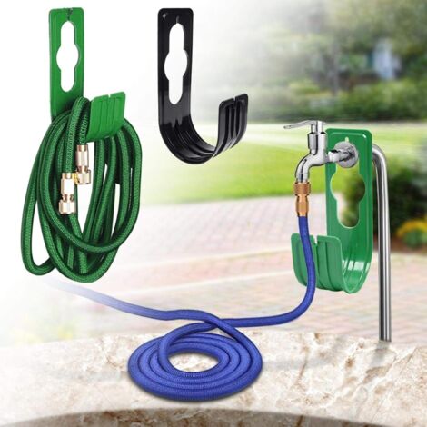 Lot De 2 Supports De Tuyau D'arrosage Mural Métal - Réglable, Robuste, Pour Jardin, Garage