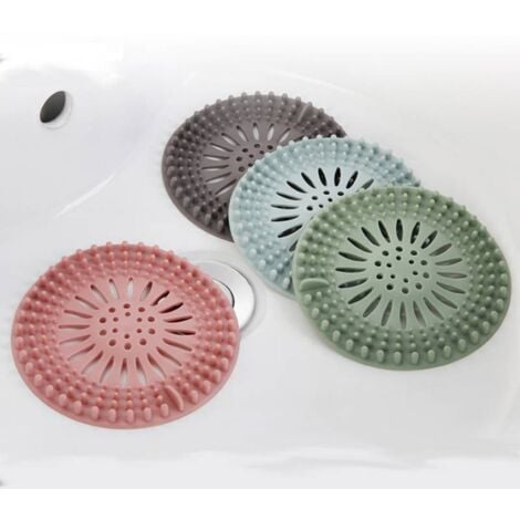 Couvercle De Drain De Douche - ABS Couleur Argent - Neuf - Marque Générique