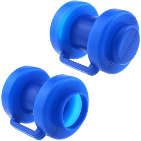 Lot De 8/10 Embouts De Protection Bleus Pour Poteaux De Trampoline (25 Mm) – Sécurité Et Anti-rouille