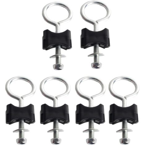 Kit De 12 Vis De Fixation Pour Trampoline – ABS Et Acier 45, 6 Mm X 9,5 Cm, Adaptées à La Plupart Des Trampolines, Stabilité Renforcée