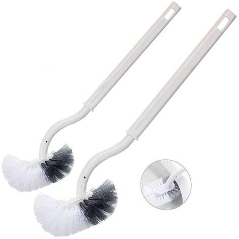 Ensemble De Salle De Bain : Brosse Wc Avec Manche En Acier Inoxydable