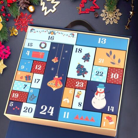Calendrier De L'Avent Labrador Noël - 24 Décorations En Acrylique 2D - Compte à Rebours 24 Jours - Cadeau Pour Amoureux Des Chiens - 6