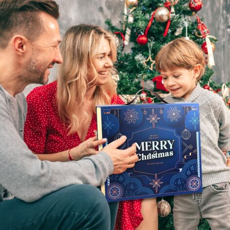 Calendrier De L'Avent 2024 Noël – 25 Jours De Surprises Avec Décorations, Patchs, Aimants Et Rubans