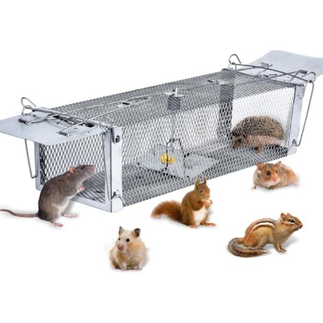 Cage De Capture Pour Animaux, Piège à Porte Vidaxl - Idéal Pour Petits Animaux, Facile à Utiliser