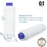 Filtre à eau pour Delonghi DLS C002 Lot (x2) pour Delonghi Espresso et