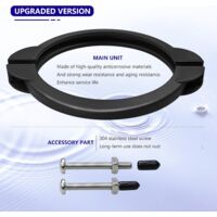 Collier De Serrage Pour Filtre Piscine Intex SF90110-1 - Joint Torique, écrous Métal, Pour Filtre à Sable 25,4 Cm