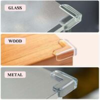 Lot De 24 Protections D'angle De Table Pour Bébé Et Enfant Transparent