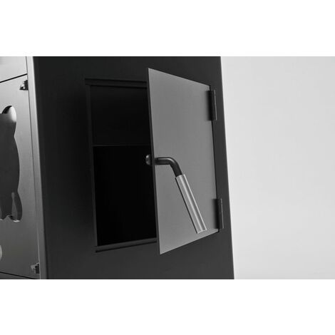 PRENSA STOVE Vesubio 2 - Estufa de Leña 14.3KW, Horno Grande, Eficiencia y Diseño Elegante