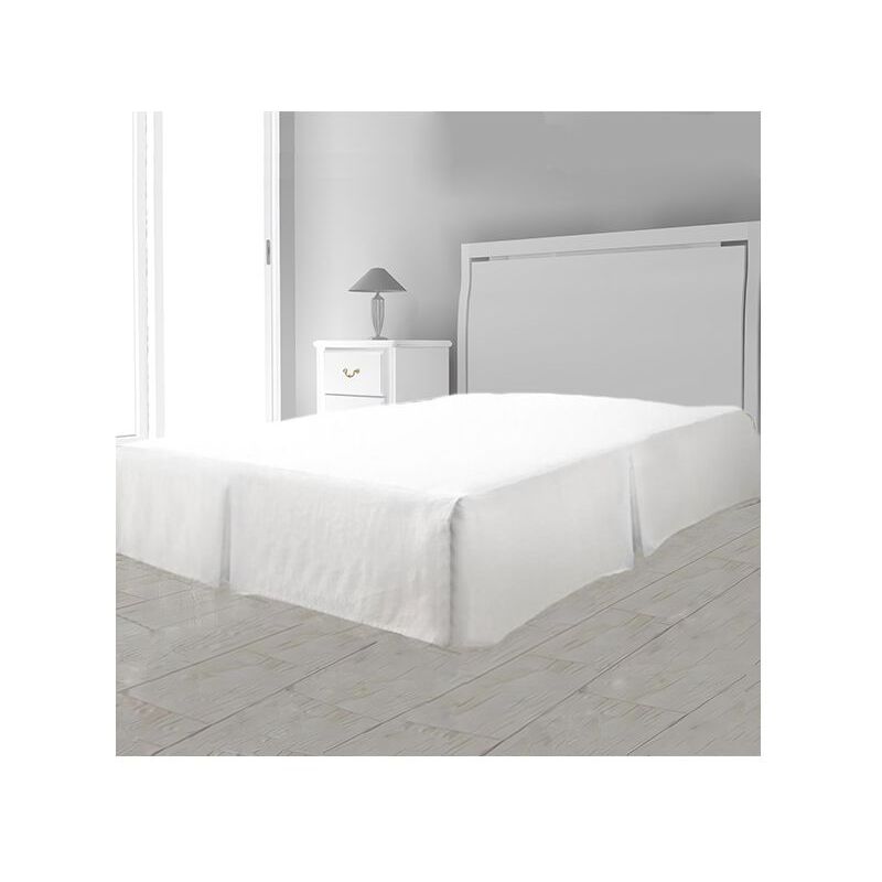 Cache-Sommier Coton Jersey Bleu Océan 140x190 à 150x200 - Fabriqué En Belgique