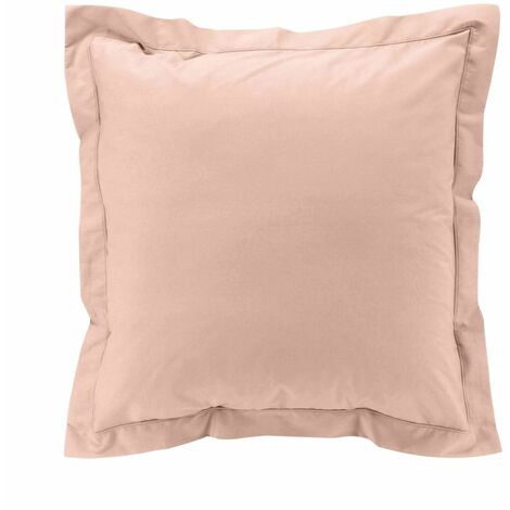 Taie d'oreiller carrée 63x63 cm - Percale 100% coton - Nude