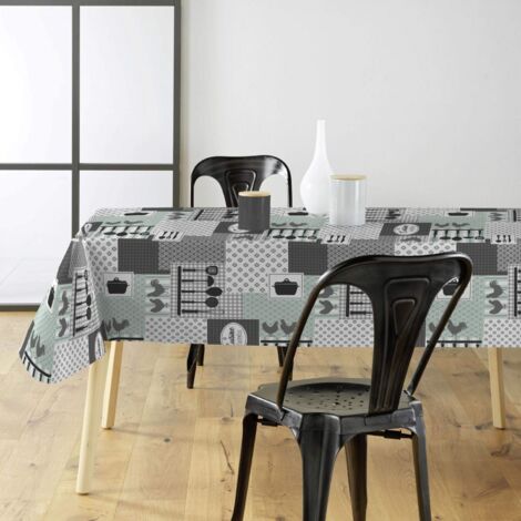 Toile cirée au mètre - Largeur 140 cm - Motifs géométriques multicolores