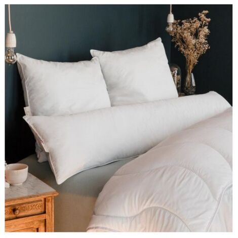 Traversin - Confort Ferme - Esthétique - 140 Cm, Blanc[m5822