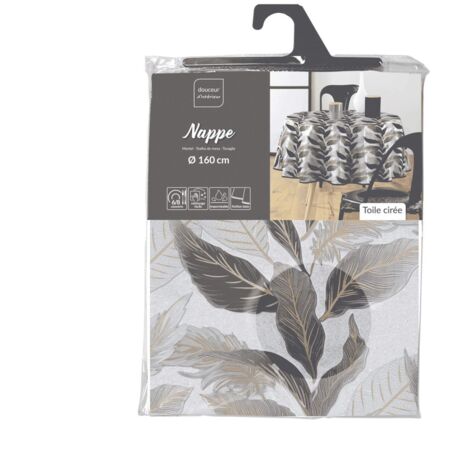 Toile Cirée Rectangulaire 150 X 240 Cm Gris Marquina Métallisé - PVC, Neuve Avec étiquette