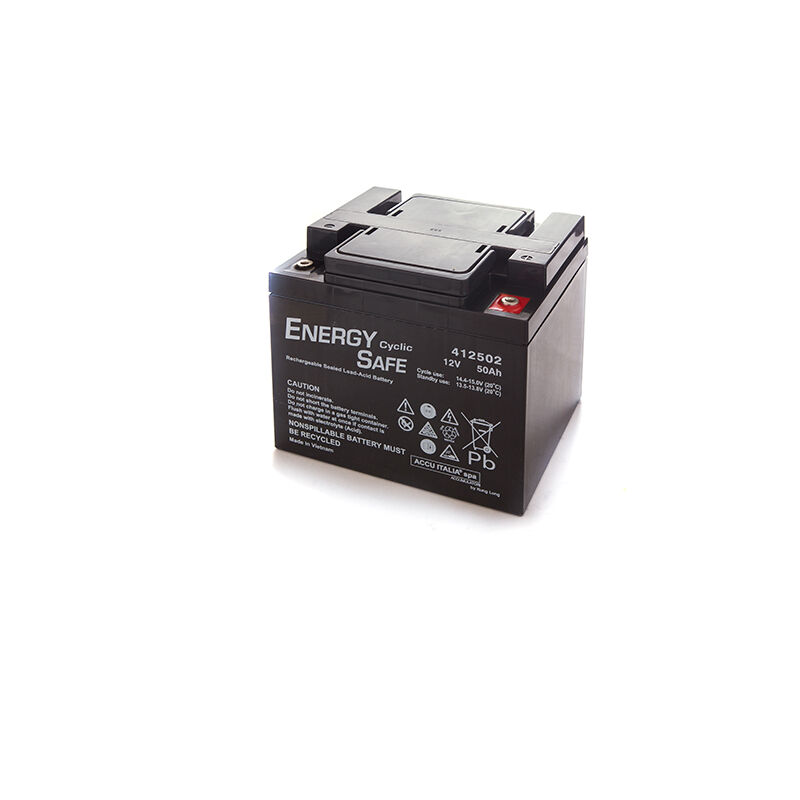 BATTERIA AL PIOMBO ENERGY SAFE 12V 50AH CICLICA - Il Ricaricabile