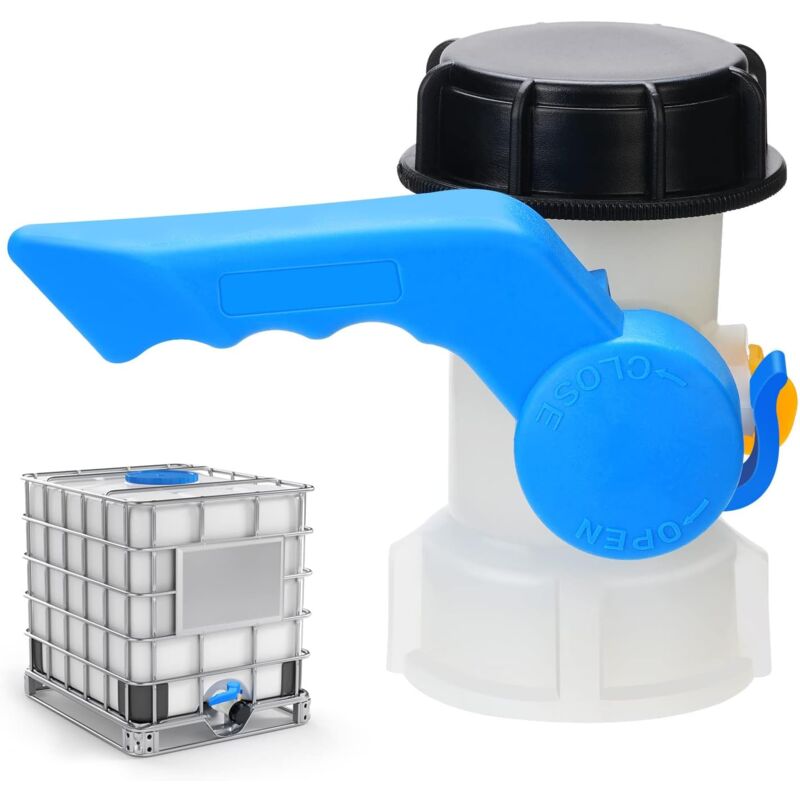 Powertool S60X6 - Raccordo filettato per serbatoio IBC, adattatore per