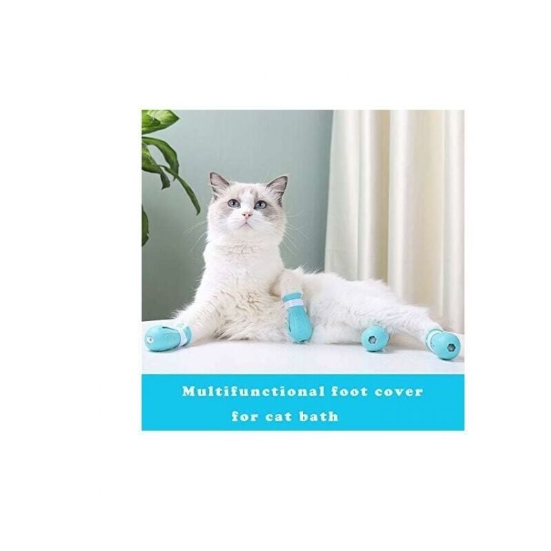 MINGZE 4 pezzi Silicone del commestibile Coppa Coperchi, Creativo Chiaro Orecchie di gatto Tazza Copertura Antipolvere Riutilizzabile Drink Cup