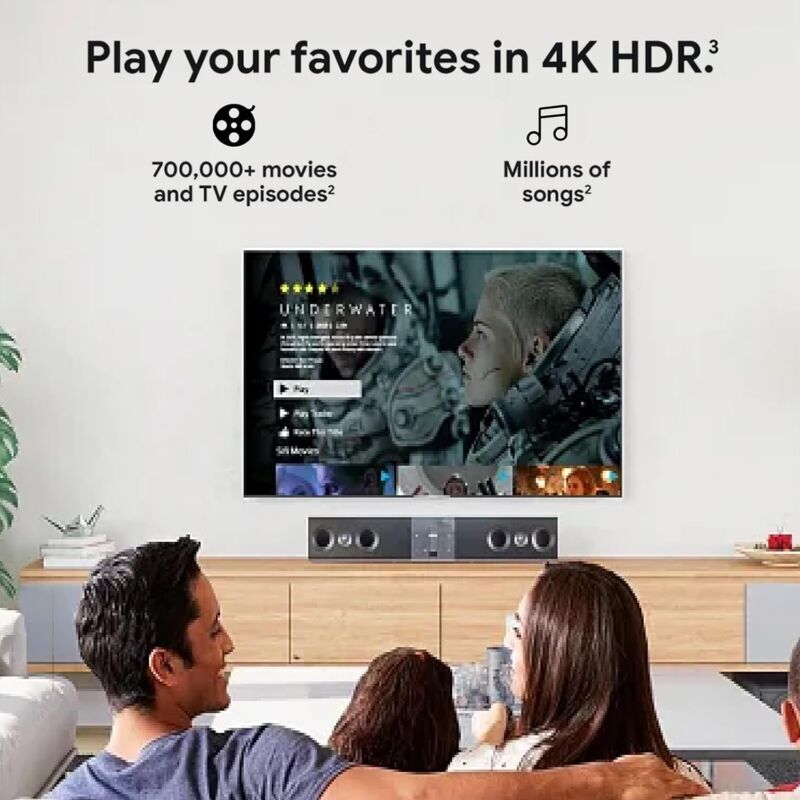 Telecomando vocale Bluetooth KZQ G9N9N per Google Chromecast TV 4K Snow