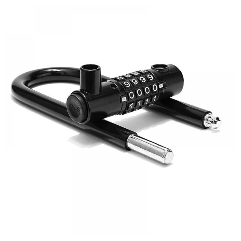 Lucchetto Per Bici A Combinazione 4 Cifre - Antifurto Impermeabile Per Biciclette, Scooter, Cancelli E Armadietti - Foto 6