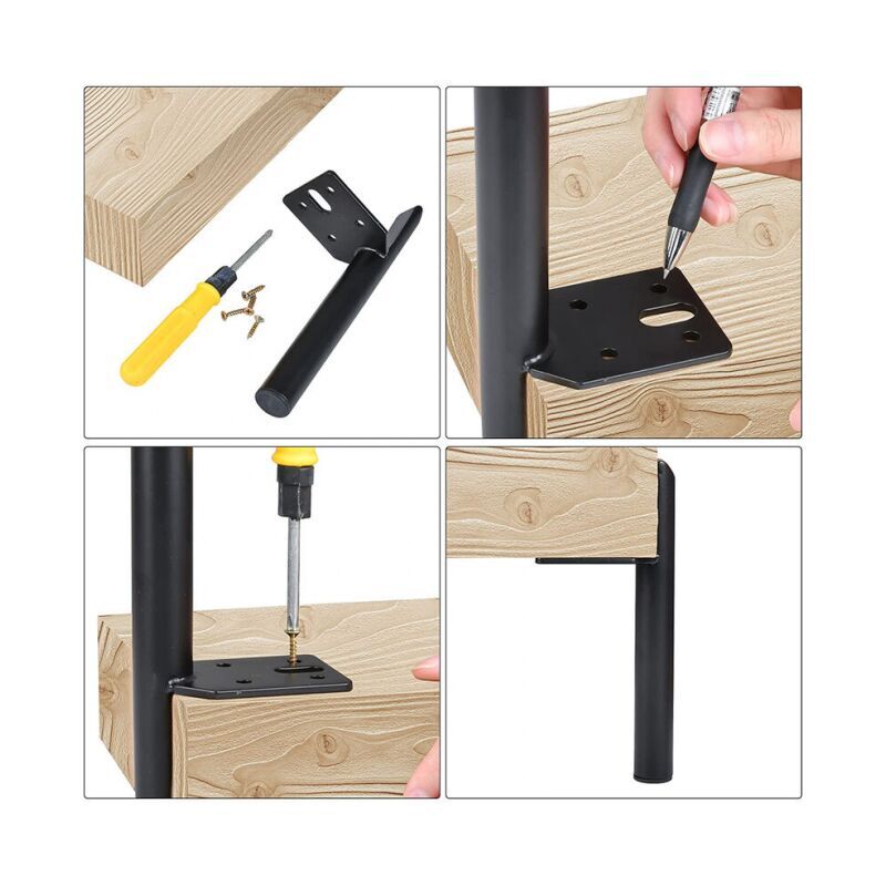 4 pezzi/set piedini per mobili in metallo per mobile TV divano 4 pezzi/set piedini per mobili in metallo per mobile TV divano