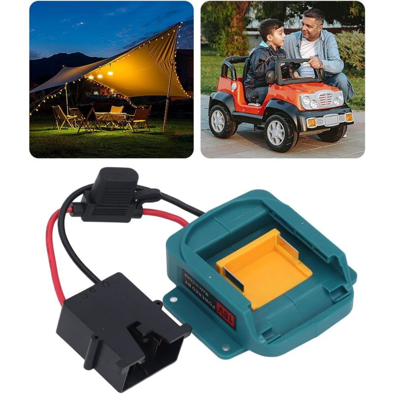 Adattatore Batteria Makita ADP05 Con Luce LED E USB - Per Batterie 14,4V E 18V - Foto 9