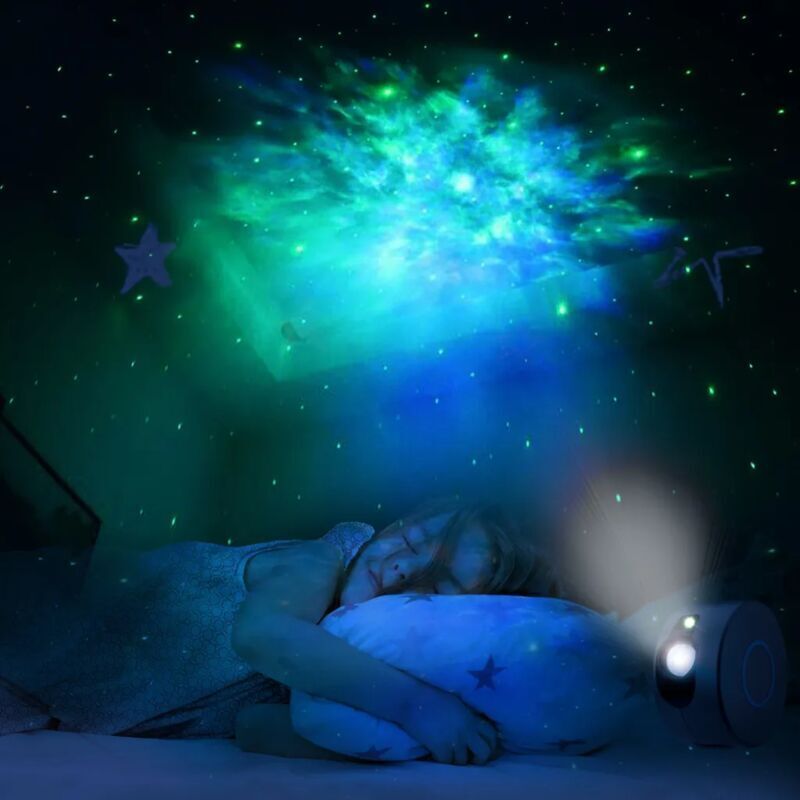 Proiettore Stelle Soffitto Con 12 Dischi Galassia – Lampada Cielo Stellato Rotante 360° Per Camera
