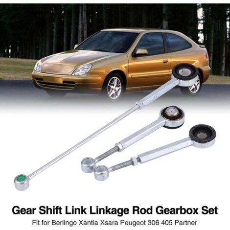 Qiilu Asta Di Collegamento Leva Del Cambio Per Peugeot 206 - Ricambio In Metallo Per Motori 1.1/1.4/1.6/1.4 HDi