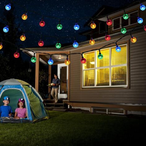 Ghirlanda Luci Solari Da Esterno Kousee – 12 Metri, 100 LED, Multicolore, 8 Modalità, Impermeabile IP65 Per Giardino E Feste