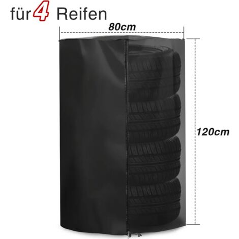 Copertura Universale Per 4 Pneumatici - Sacco Impermeabile Antipolvere Per Garage E Magazzino
