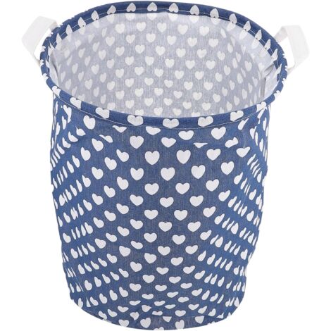 Cesto Biancheria Bambini In Cotone Con Design Animale - Pieghevole, Diametro 30cm, Per Giocattoli E Vestiti - Foto 7