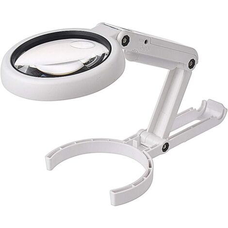 Lente Di Ingrandimento Pieghevole Con Luce LED, 30x21 Mm, Tascabile, Per Gioielli E Monete