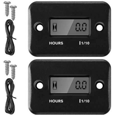 Contatore Ore Tosaerba Contaore Meccanico Runleader RL-HM009 | AC/DC 8-80V | Impermeabile IP67 | Per Tosaerba, Barche, Golf Cart Contaore Per Veicoli - 3