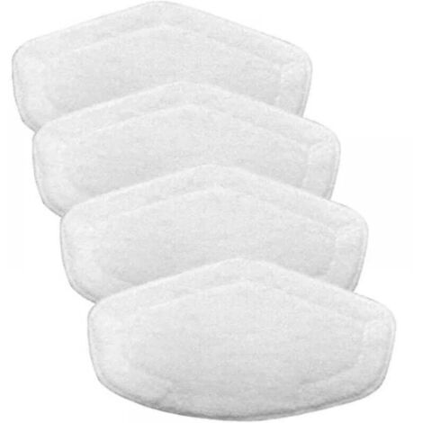 Sunnila Kit 8 Panni Lavabili per Polti Vaporetto PAEU0332, Smart 120, Smart 35_Mop, Smart 40_Mop, Smart 100, SV400_Hygiene, SV420_Frescovapor, SV440_Double, Bianco