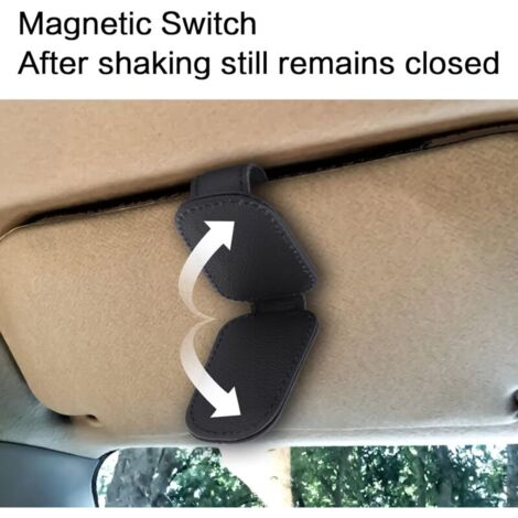 Supporto Occhiali Da Sole Per Visiera Auto - Custodia