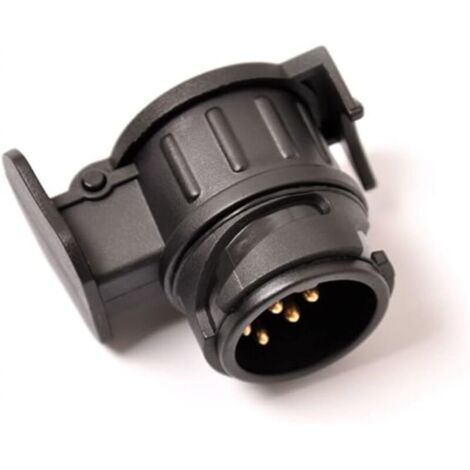 Adattatore Per Presa Elettrica Per Rimorchio KZQ A 13 Pin, In Plastica Nera Alimentatore Da 12 V Per Luci Per Roulotte 88865047