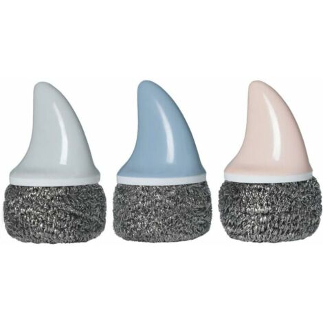 Spugna Acciaio Manico Spugne Acciaio Inox Con Manico - 2 Pezzi Per Pulizia Pentole E Griglie Resistente E Pratico C 701650