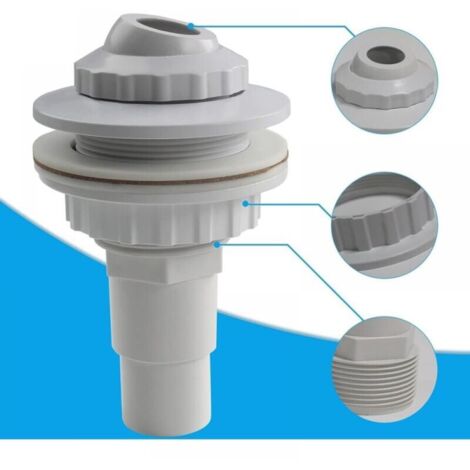 Supporto per tubo flessibile per piscina in 2 pezzi, accessori per piscine fuori terra da 30-38