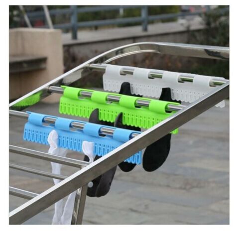 Stendino Da Parete Piccolo Con Ventose - Per Calzini E Asciugamani In Casa E In Viaggio - Foto 14