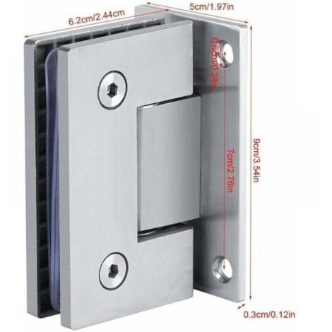 Cerniera Per Porta In Vetro Orizzontale Con Supporto CER204SUC