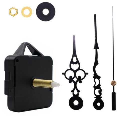 Movimento Orologio Al Quarzo Albero Lungo 31mm Kit Riparazione Movimento Orologio Da Parete Al Quarzo - Albero Lungo 31 Mm, Con Lancette E Accessori Meccanismo Orologio